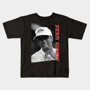 smiley sean combs - monochrome style Kids T-Shirt